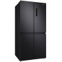 Samsung RF48A400EB4/EG - Porta francese, acciaio nero premium, 488 ℓ