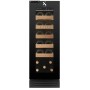 Swisscave WLU-50F , frigorifero per vino sottobanco a 1 zona, 30 cm, 15 bottiglie, nero
