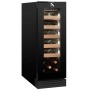 Swisscave WLU-50F , frigorifero per vino sottobanco a 1 zona, 30 cm, 15 bottiglie, nero