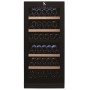 Swisscave WL355DF , frigorifero per vino a 2 zone, 127 cm, 107 bottiglie, nero