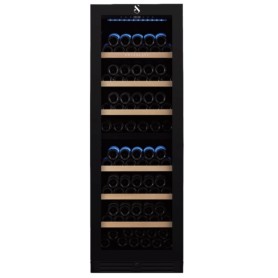 Swisscave WL455DF , frigorifero per vino a 2 zone, 172 cm, 154 bottiglie, nero