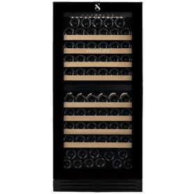Swisscave WLB-360DF-MIX , frigorifero per vino a 2 zone, 127 cm, 103 bottiglie, nero