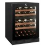 Swisscave WLU-160DF , frigorifero per vino sottobanco a 2 zone, 60 cm, 40 bottiglie, nero