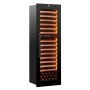 Swisscave WLI-460DF-MIX , frigorifero per vino da incasso a 2 zone, 178 cm, 94 bottiglie, nero