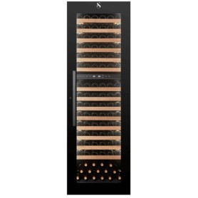 Swisscave WLI-460DF-MIX , frigorifero per vino da incasso a 2 zone, 178 cm, 94 bottiglie, nero