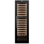 Swisscave WLI-460DF-MIX , frigorifero per vino da incasso a 2 zone, 178 cm, 94 bottiglie, nero