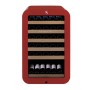 Swisscave WL120F-RED , frigorifero per vino a 1 zona, 83 cm, 35 bottiglie, rosso