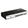 D-Link DGS-1210-10 switch di rete Gestito L2 Gigabit Ethernet (10/100/1000) 1U Nero, Grigio (DGS-1210-10)