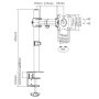 Link Accessori LKBR06 supporto da tavolo per Tv a schermo piatto 68,6 cm (27") Morsa/Bullone di ancoraggio Nero (LKBR06)