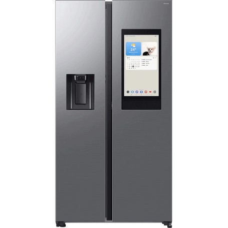 SAMSUNG RS90F67BETEF, affiancati (acciaio inossidabile, Family Hub, modalità AI Energy, conversione intelligente)