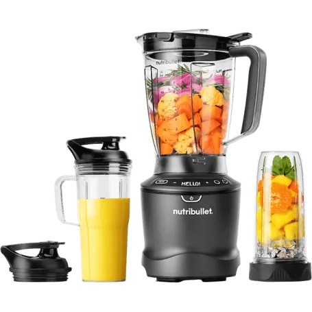 SmartSense 1500 Combo Standmixer NBF550DG (dunkelgrau, 1.500 Watt, 1,89 Liter & 0,946 Liter & 0,71 Liter) (0C22300170)