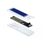 DeLOCK 42620 contenitore di unità di archiviazione Box esterno SSD Blu M.2 (42620)
