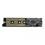 DeLOCK 42620 contenitore di unità di archiviazione Box esterno SSD Blu M.2 (42620)