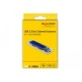 DeLOCK 42620 contenitore di unità di archiviazione Box esterno SSD Blu M.2 (42620)