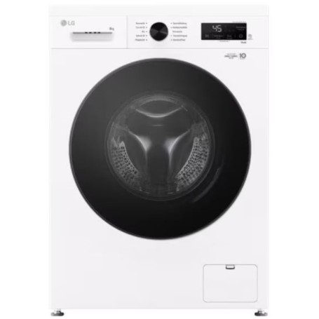 Lavatrice LG F4WB308Y a carica frontale 8 kg, larghezza 60 cm, 1400 giri/min, incasso, vapore, motore Inverter