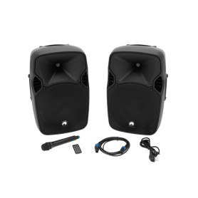 Omnitronic 11038759 altoparlante 2-vie Nero Con cavo e senza cavo 150 W