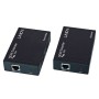 Lindy 38139 moltiplicatore AV Trasmettitore e ricevitore AV Nero