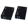 Lindy 38139 moltiplicatore AV Trasmettitore e ricevitore AV Nero