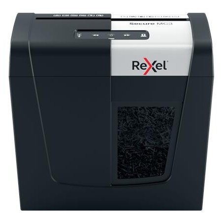 Rexel Secure MC3 distruggi documenti Triturazione incrociata 60 dB Nero, Argento (2020128EU)