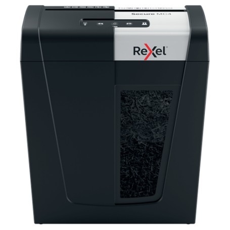 Rexel Secure MC4 distruggi documenti Taglio a frammenti 60 dB Nero, Argento (2020129EU)