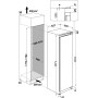 Bauknecht BKSI 18GF3 - Frigorifero da incasso, SoftClose, nicchia 178 cm