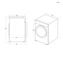 Candy Smart Pro BCTD H7A1TE-S asciugatrice Da incasso Caricamento frontale 7 kg A+ Bianco (31900525)