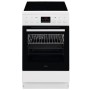 AEG CCB5442CBW - Cucina a libera installazione da 50 cm con piano cottura in vetroceramica