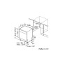 Lavastoviglie sottobanco Siemens SN15ES06CS iQ500, larghezza 60 cm, 14 coperti, aquaStop