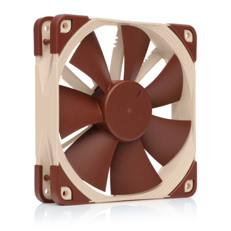 Noctua NF-F12 Case per computer Ventilatore 12 cm Beige, Marrone (NF-F12 5V)