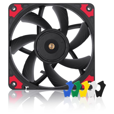 Noctua NF-A12X15 PWM CH.BK.S ventola per PC Case per computer Ventilatore 12 cm Nero (NF-A12x15 PWM CH.BK.S)