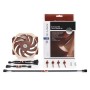 Noctua NF-A12X25R PWM Case per computer Ventilatore 12 cm Beige, Marrone (NF-A12x25r PWM)