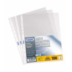 Favorit 100460055 foglio di protezione 220 x 300 mm Polipropilene (PP) 200 pz (100460055)