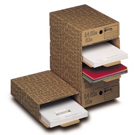 KING MEC CF6 A4 scatola per la conservazione di documenti Marrone (28600)