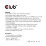 CLUB3D USB 3.0 Hub 4-Port with Power Adapter (CSV-1431)