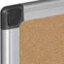 Bi-Office Maya Cork Board Bacheca fissa Alluminio, Nero, Legno Sughero (CA021170)