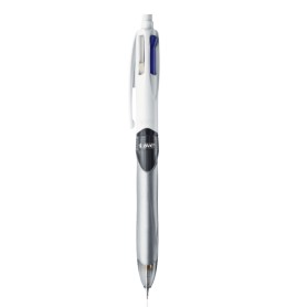 BIC 4Colours Nero, Blu, Verde, Rosso Penna a sfera retrattile a clip 12 pz (942104)