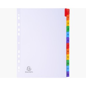 Exacompta 1112E divisore Cartone Bianco (1112E)
