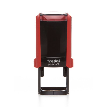 Trodat 4630 timbro 30 x 30 mm Nero, Rosso (80394)