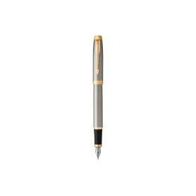 Parker IM penna stilografica Sistema di riempimento della cartuccia Acciaio spazzolato 1 pz (1931656)