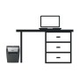 Rexel Momentum X308 distruggi documenti Taglio a particelle Nero, Grigio (2104570EU)