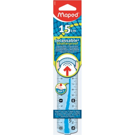 Maped 244060 Righello da scrivania 150 mm Plastica Colori assortiti 1 pz (244060)