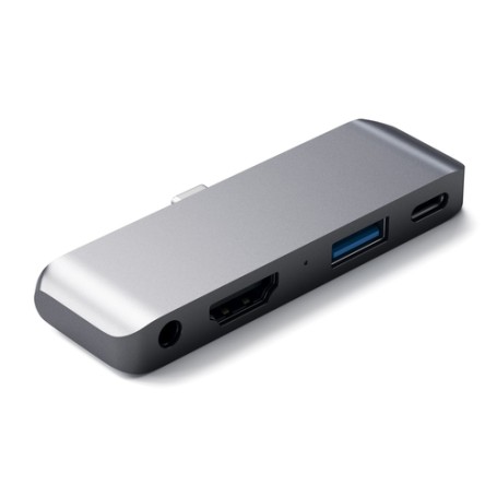 Satechi ST-TCMPHM hub di interfaccia USB 3.2 Gen 1 (3.1 Gen 1) Type-C 5000 Mbit/s Grigio (ST-TCMPHM)