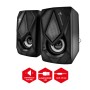 Techmade TM-GAMSPEAKER altoparlante 2-vie Nero Cablato 3 W (TM-GAMSPEAKER)