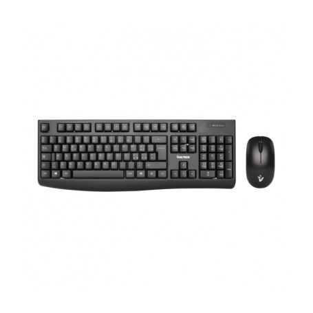 Vultech KM-821W tastiera RF Wireless QZERTY Inglese, Italiano Nero (KM-821W)