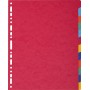 Exacompta 2612E divisore Cartoncino Multicolore 12 pz (2612E)