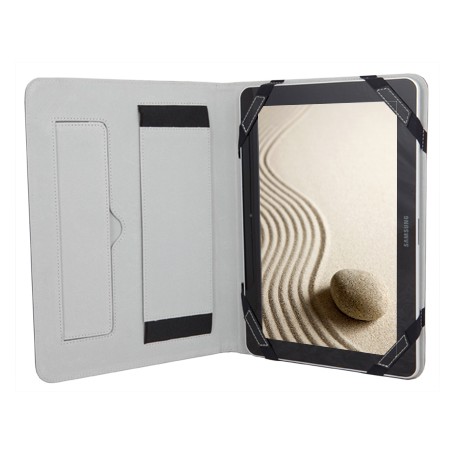 Urban Factory Luxury Universal Sleeve 25,4 cm (10") Cover Nero, Grigio (FOL11UF)