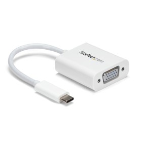 StarTech.com Adattatore USB-C a VGA - Convertitore Video USB 3.1 type-C a VGA - 1080p - Bianco (CDP2VGAW) StarTech.com Adattatore USB-C a VGA - Convertitore Video USB 3.1 type-C a VGA - 1080p - Bianco (CDP2VGAW)
