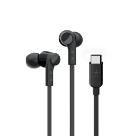 Belkin ROCKSTAR Cuffie Cablato In-ear Musica e Chiamate USB tipo-C Nero (G3H0002BTBLK)
