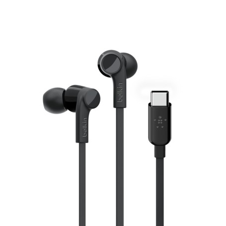 Belkin ROCKSTAR Cuffie Cablato In-ear Musica e Chiamate USB tipo-C Nero (G3H0002BTBLK)