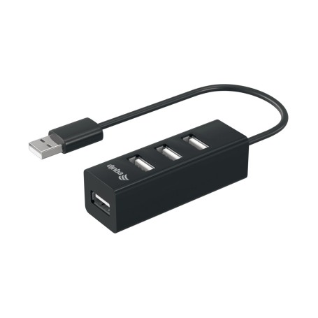 Equip 128955 hub di interfaccia USB 2.0 480 Mbit/s Nero (128955)